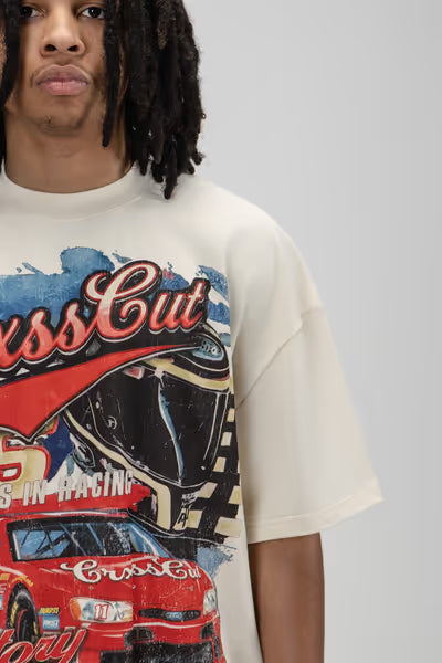 Victory Lap Off White T-shirt