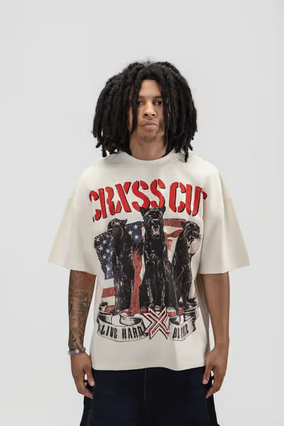 American Fury Off White T-shirt