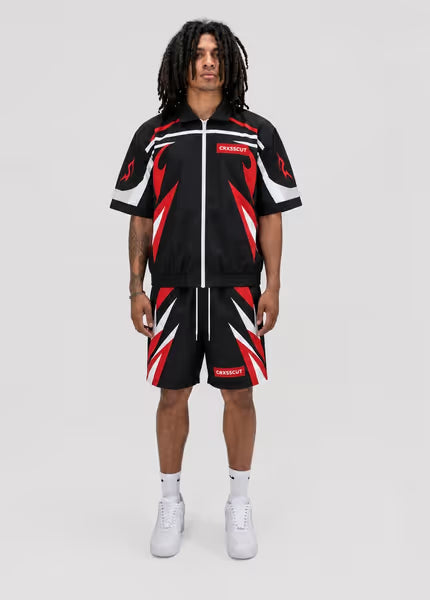 Velocity Nylon Set Black and Red